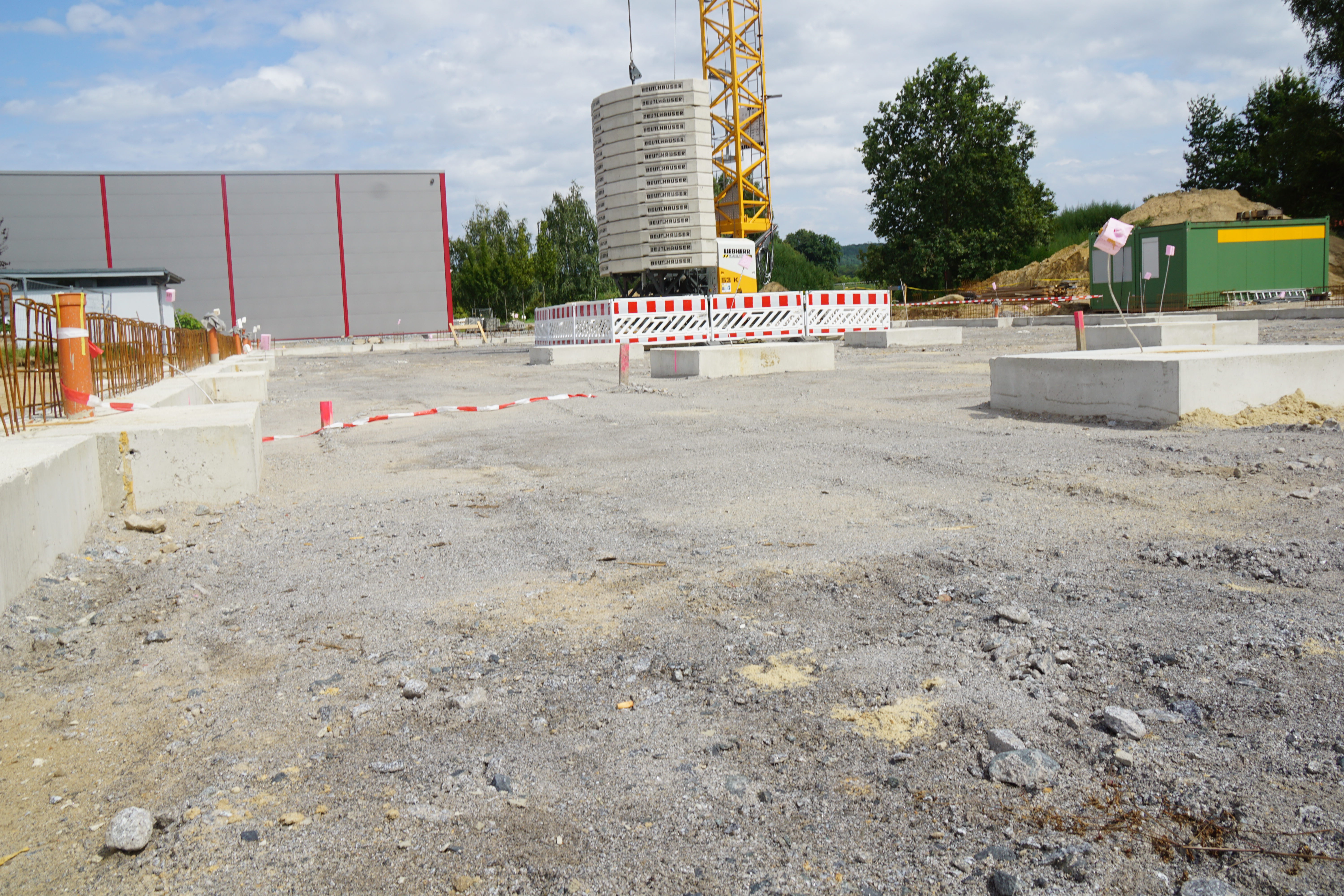 Der Rohbau kann beginnen...